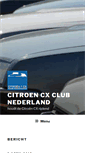 Mobile Screenshot of citroen-cxclub.nl