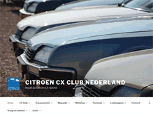 Tablet Screenshot of citroen-cxclub.nl